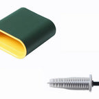 Toilet Brush and Holder Flat Silicone Wall-Mounted Space-Saving