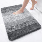 Toilet Mat Plush Microfiber Absorbent Non-Slip Backing
