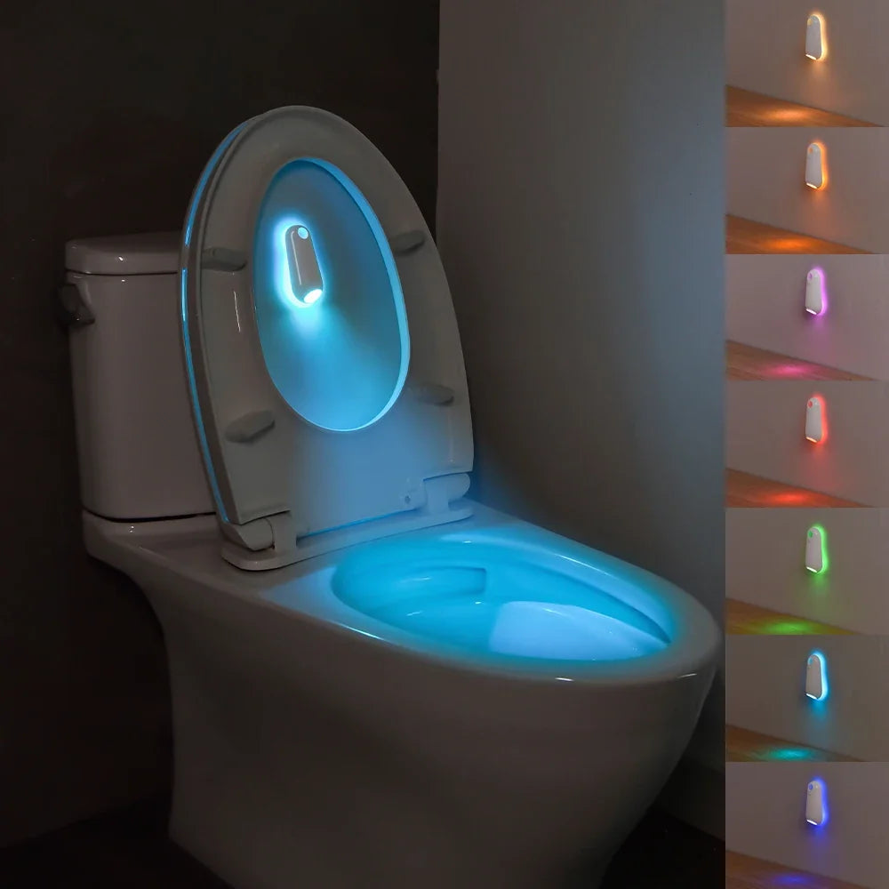 Toilet Night Light Motion-Sensor RGB Rechargeable