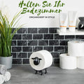 Toilet Paper Holder Freestanding Sheep-Shaped Multi-Roll