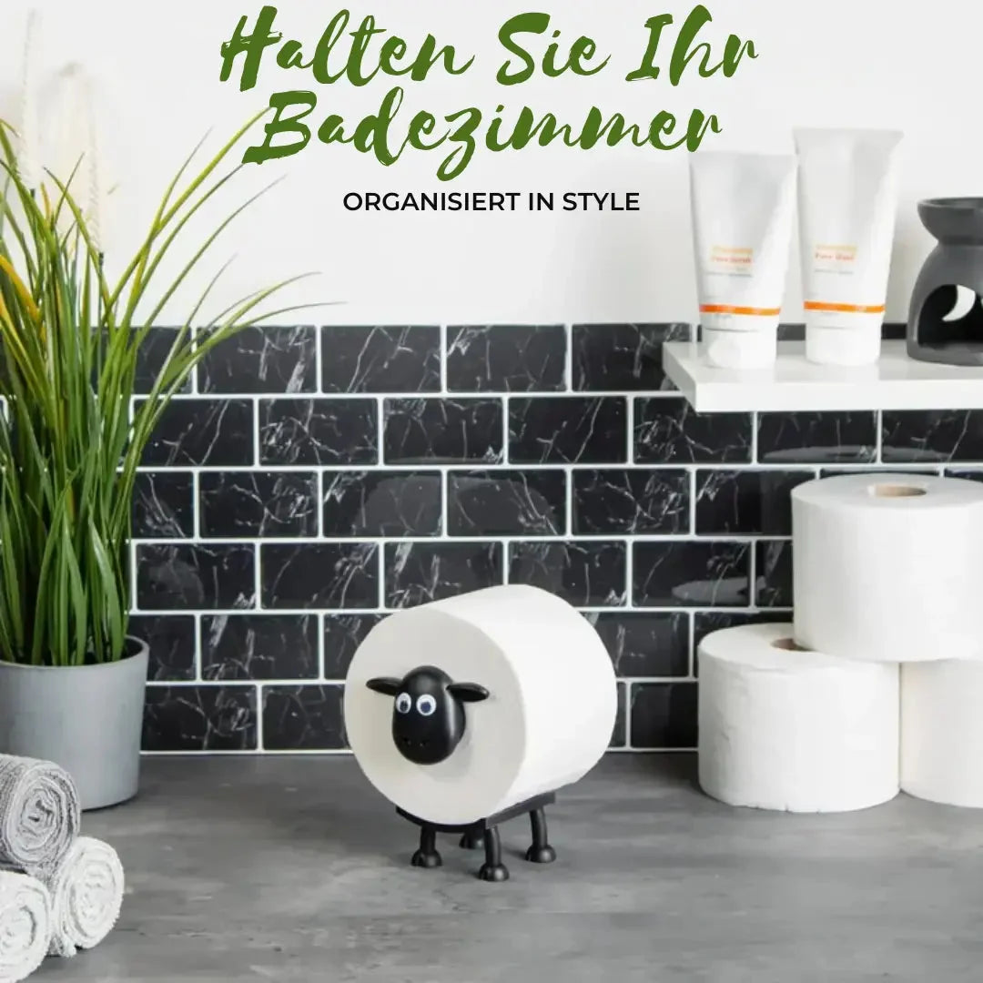Toilet Paper Holder Freestanding Sheep-Shaped Multi-Roll