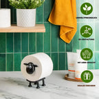 Toilet Paper Holder Freestanding Sheep-Shaped Multi-Roll