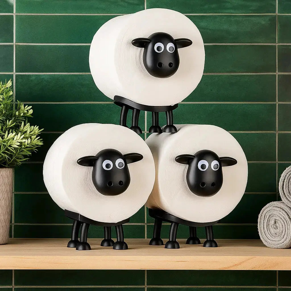 Toilet Paper Holder Freestanding Sheep-Shaped Multi-Roll