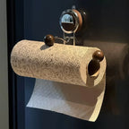 Toilet Paper Holder No-Drill Suction Stainless Steel