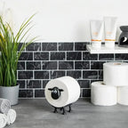 Toilet Paper Holder Sheep Design Freestanding Set Of 3
