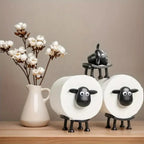 Toilet Paper Holder Sheep Design Freestanding Set Of 3