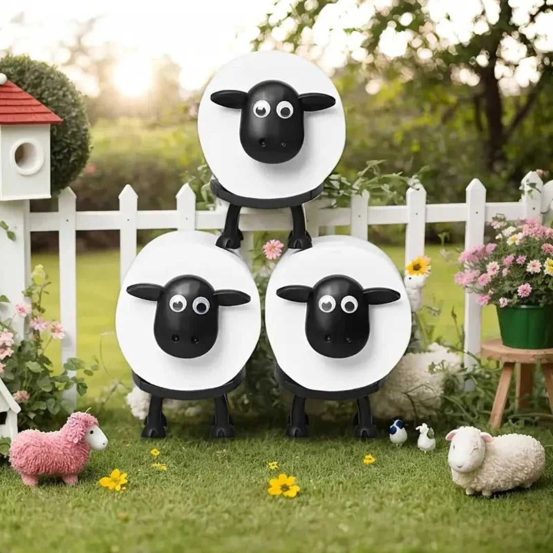 Toilet Paper Holder Sheep Design Freestanding Set Of 3