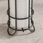 Toilet Paper Holder Vertical Stackable Space-Saving Chrome Finish