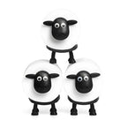 Toilet Paper Holder Vertical Stacking Sheep Set of 3