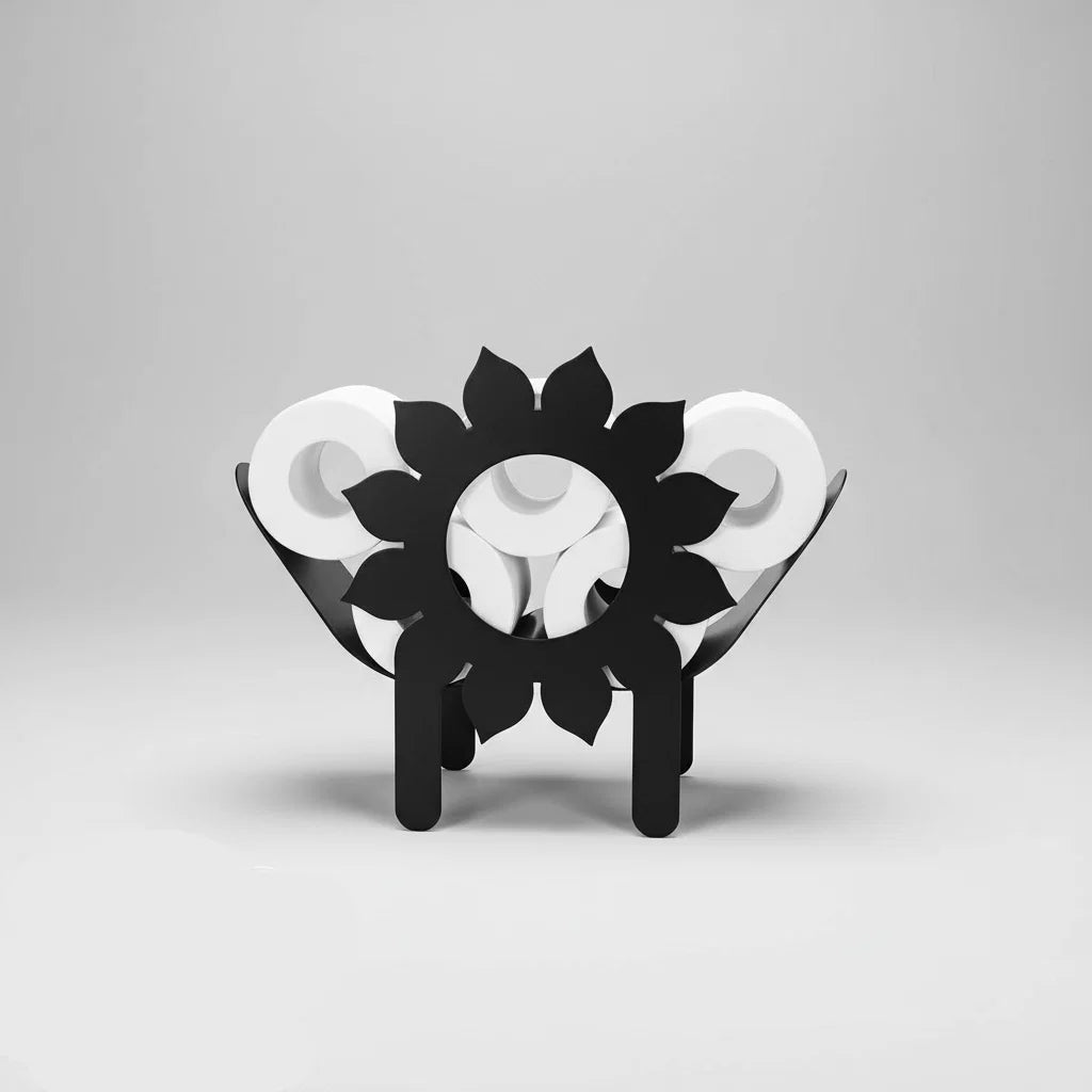 Toilet Paper Holder Wall-Mounted Animal Shape Stainless Steel
