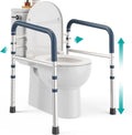 Toilet Safety Rails Adjustable Height & Width 350 lb