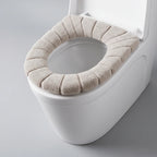 Toilet Seat Cover Plush Padded Machine Washable