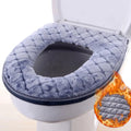 Toilet Seat Cushion Cover Plush Padded Waterproof & Machine Washable