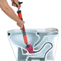 Toilet & Sink Plunger Air-Powered 120 PSI Interchangeable Heads