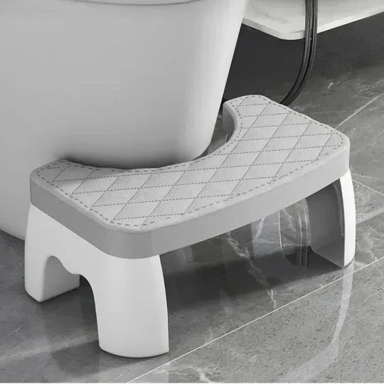 Toilet Squat Stool Low-Profile & Slip-Resistant