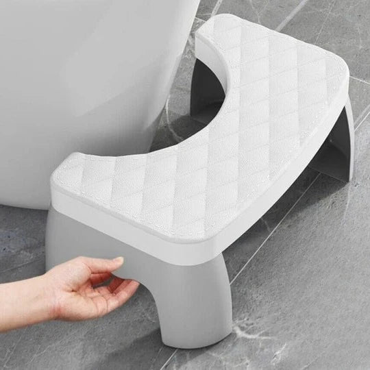 Toilet Squat Stool Low-Profile & Slip-Resistant