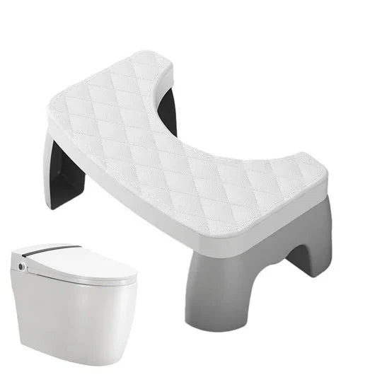 Toilet Squat Stool Low-Profile & Slip-Resistant