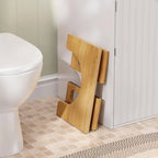 Toilet Stool Foldable Bamboo Anti-Slip Strips