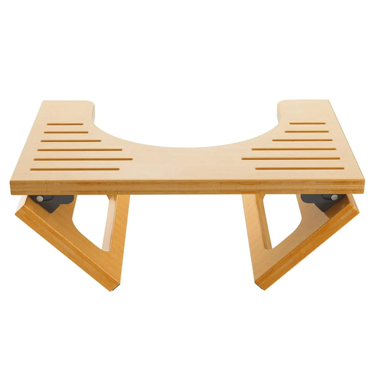 Toilet Stool Foldable Bamboo Anti-Slip Strips