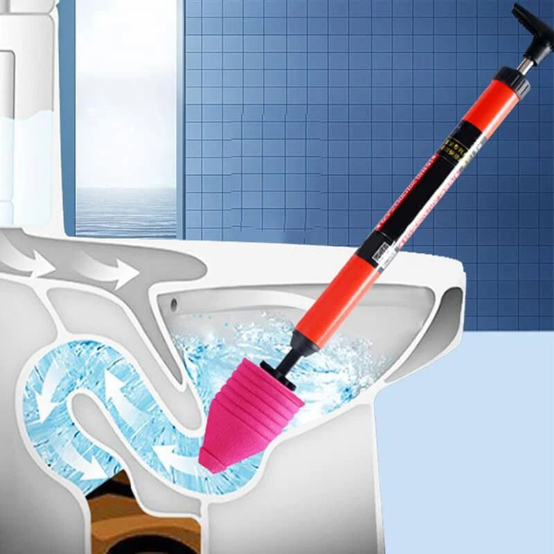 Toilet Unblocker High-Pressure Air Ergonomic Handle