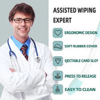 Toilet Wiping Aid 15 Inch Ergonomic Handle Push-Button Release