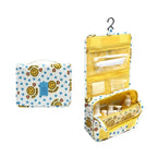 Toiletry Bag Waterproof Hanging Hook & Multiple Compartments