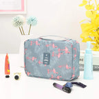 Toiletry Bag Waterproof Hanging Hook & Multiple Compartments