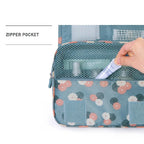 Toiletry Bag Waterproof Hanging Hook & Multiple Compartments