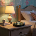 Tombstone Lamp Polyresin LED Glowing Eyes
