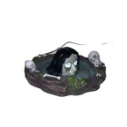 Tombstone Lamp Polyresin LED Glowing Eyes