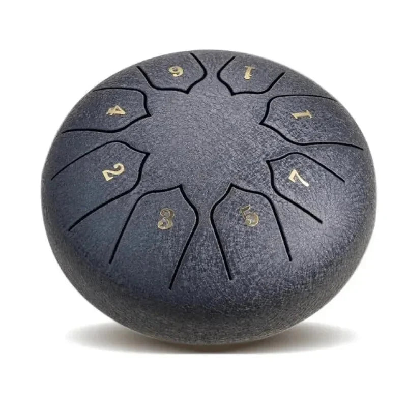 Tongue Drum 8-Tone Pre-Tuned Compact With Mallets