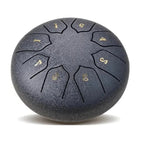 Tongue Drum 8-Tone Pre-Tuned Compact With Mallets