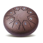 Tongue Drum 8-Tone Pre-Tuned Compact With Mallets