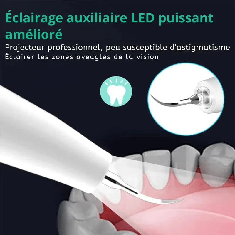 Tooth Cleaner Ultrasonic USB Rechargeable Three Modes