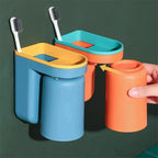 Toothbrush Holder Self-Adhesive Multi-Function Hygienic Drip Tray