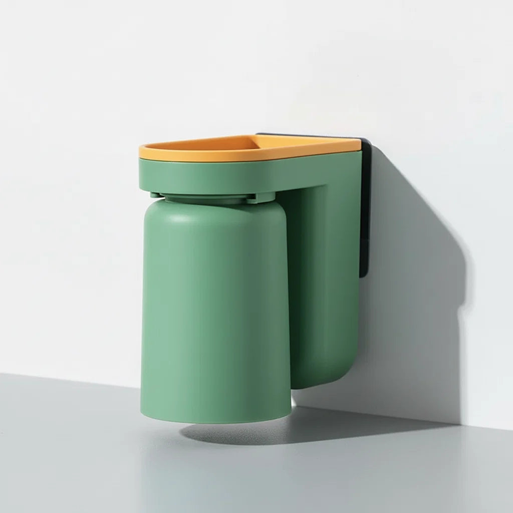 Toothbrush Holder Self-Adhesive Upside-Down Magnetic Cup