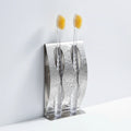 Toothbrush & Razor Wall Holder Stainless Steel Adhesive Mount