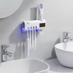 Toothbrush Sanitizer UV Disinfection Wall-Mount Solar & USB