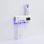 Toothbrush Sanitizer UV Disinfection Wall-Mount Solar & USB