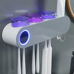 Toothbrush UV Sanitizer Wall-Mounted USB-C Rechargeable