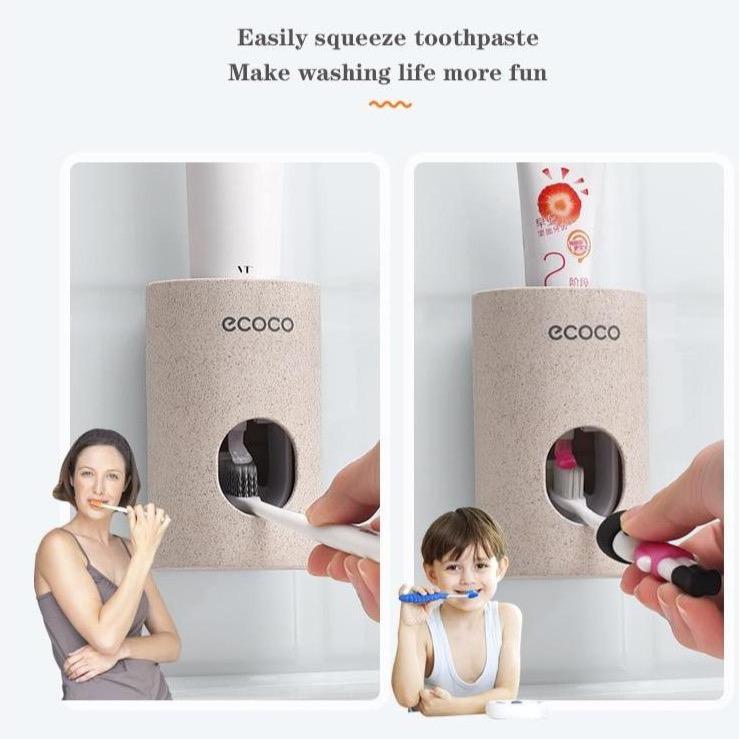 Toothpaste Dispenser Touchless Wall-Mount Universal Fit