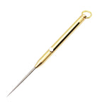 Toothpick Telescopic Metal Keychain Case
