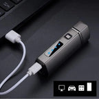 Torch Lighter Wind-Resistant USB Rechargeable