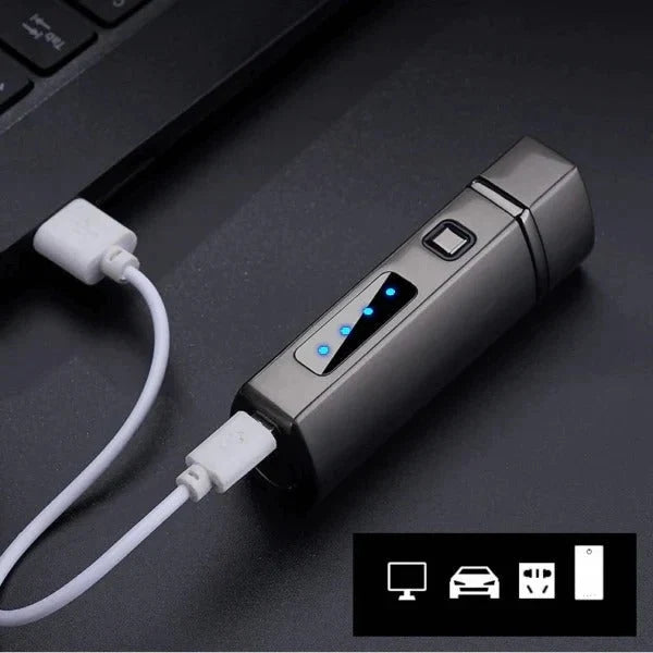Torch Lighter Wind-Resistant USB Rechargeable