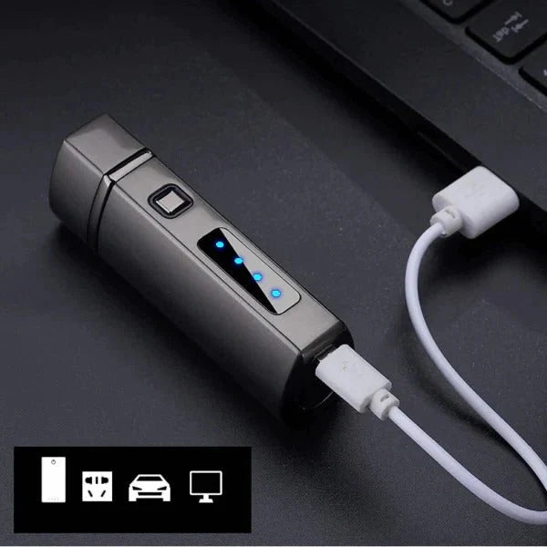 Torch Lighter Wind-Resistant USB Rechargeable