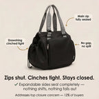 Tote Bag Convertible 15 Pockets Water-Resistant Nylon