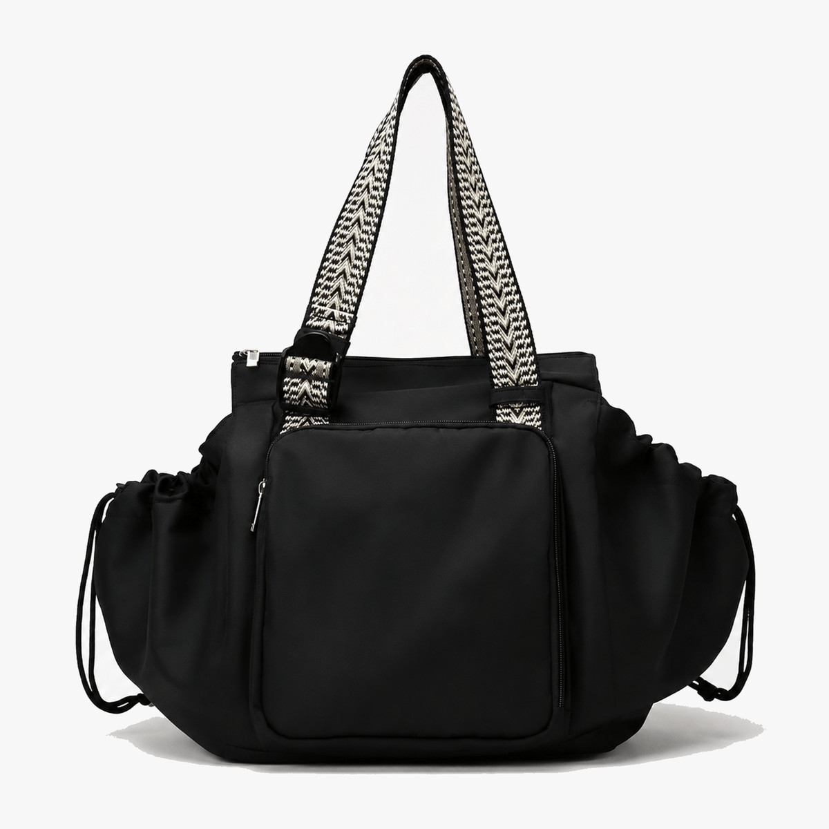 Tote Bag Convertible Shoulder-To-Backpack 15 Pockets Water-Resistant Nylon