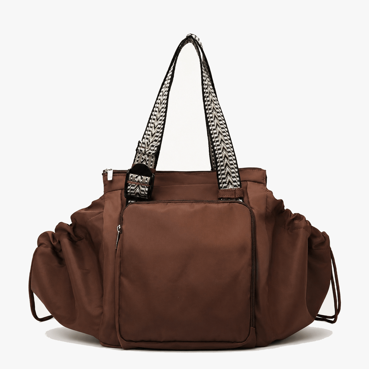 Tote Bag Convertible Shoulder-To-Backpack 15 Pockets Water-Resistant Nylon