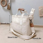 Tote Bag Durable Canvas Reinforced Handles & Spacious Interior