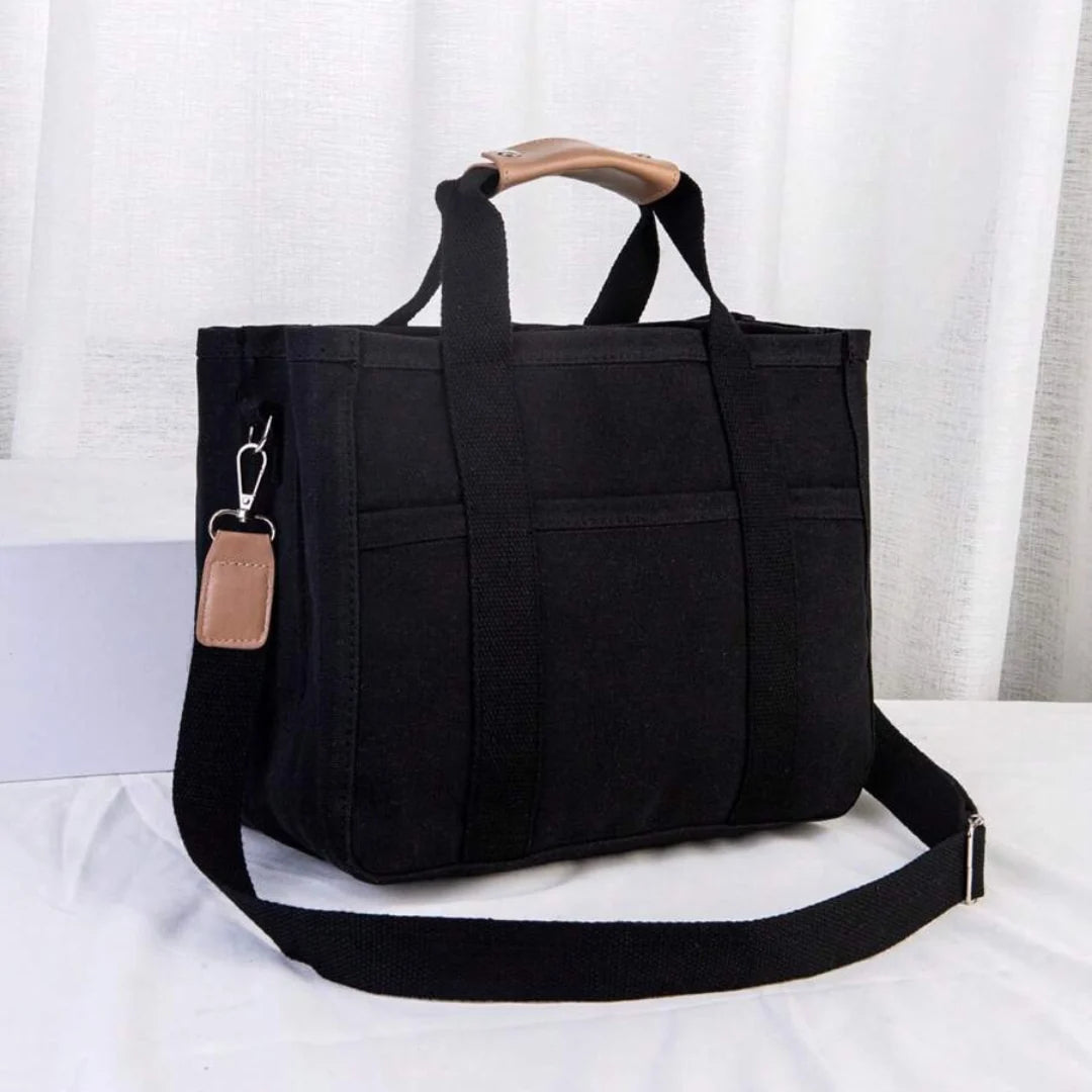 Tote Bag Durable Canvas Reinforced Handles & Spacious Interior
